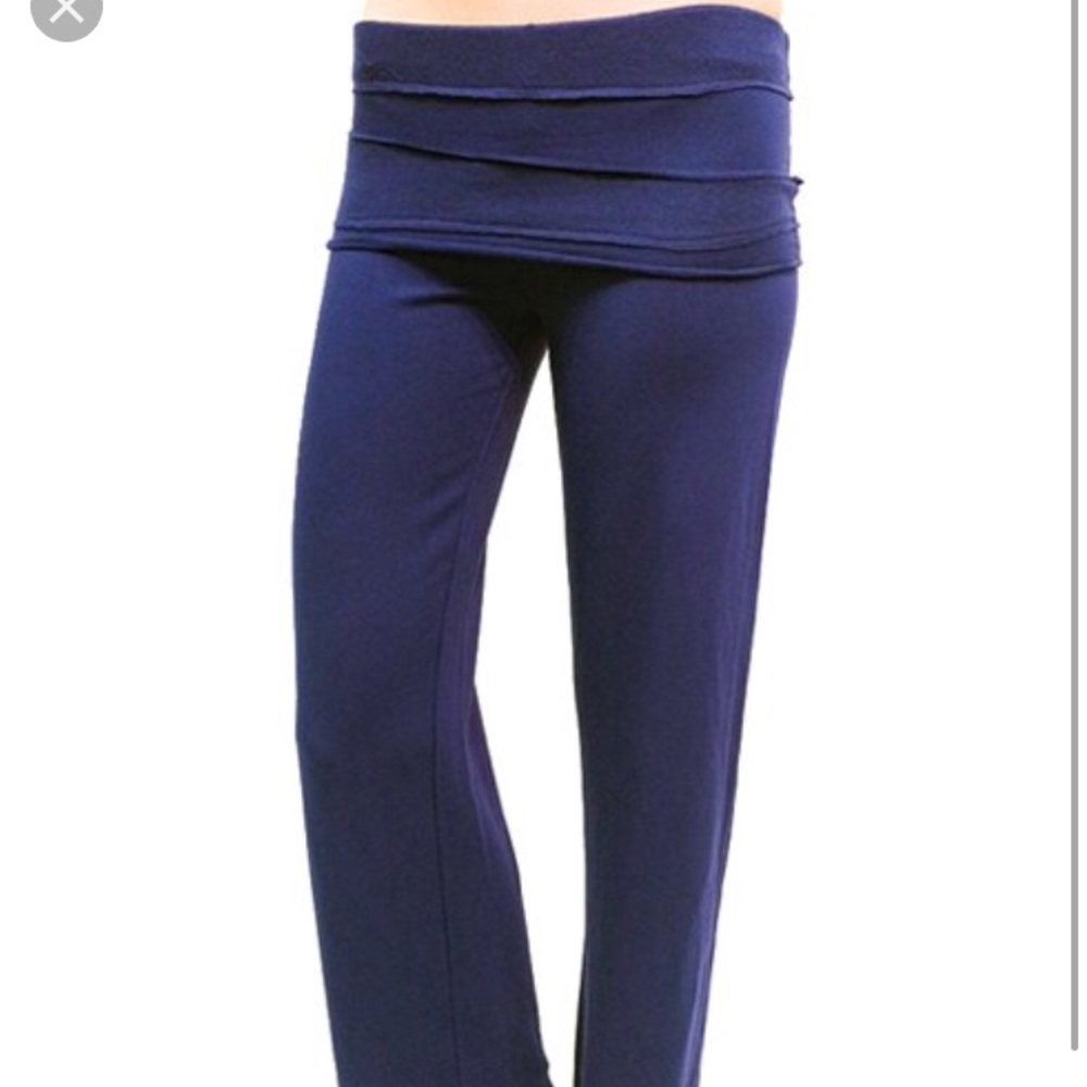 ISO SPLENDID TERRY FOLD-OVER PANT